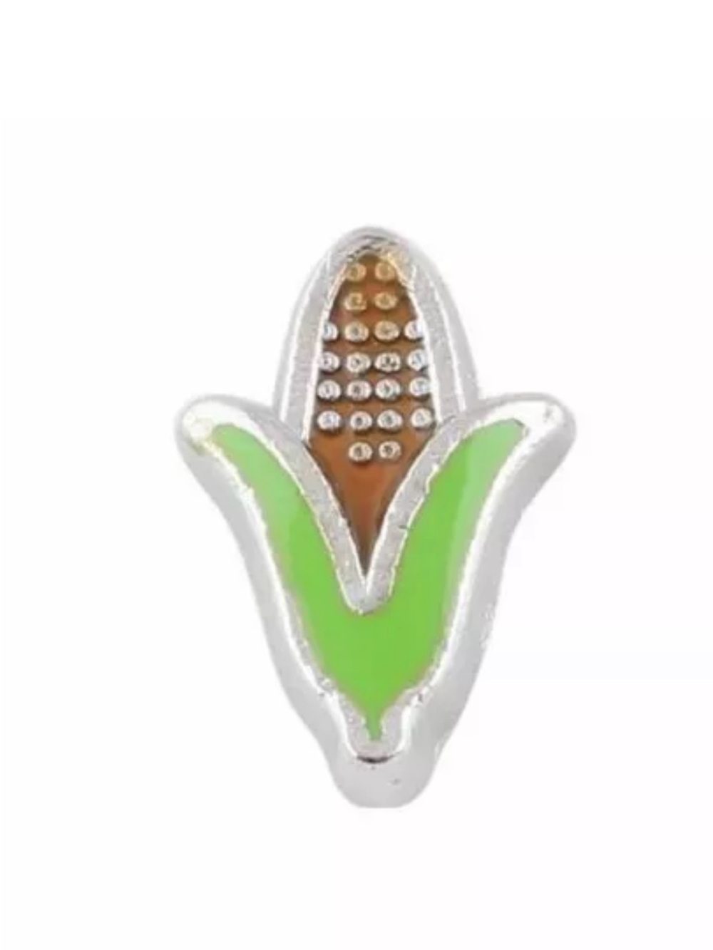 Origami Owl Corn Charm in Green and Brown